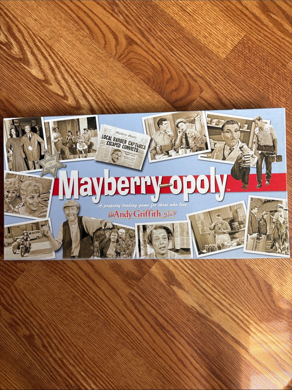 Mayberry-opoly Board Game - Blue and Red -